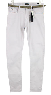 SCOTCH & SODA Dylan Men Trousers W30/L32 Super Slim Beige Chino Classic Stretch