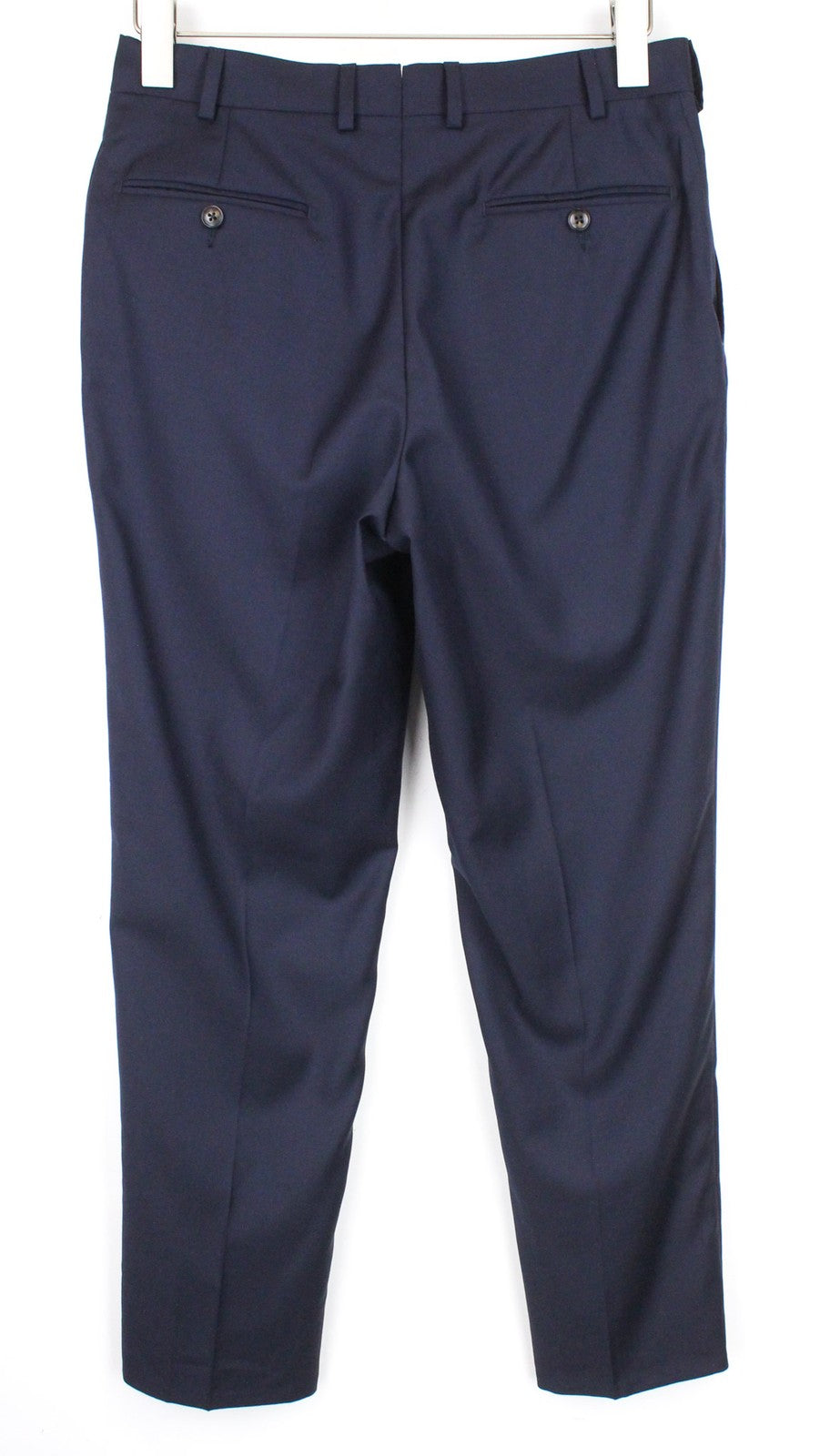 SUITSUPPLY Napoli Men Suit UK36R Blue 2-Piece Formal Pure Wool Twill Classic