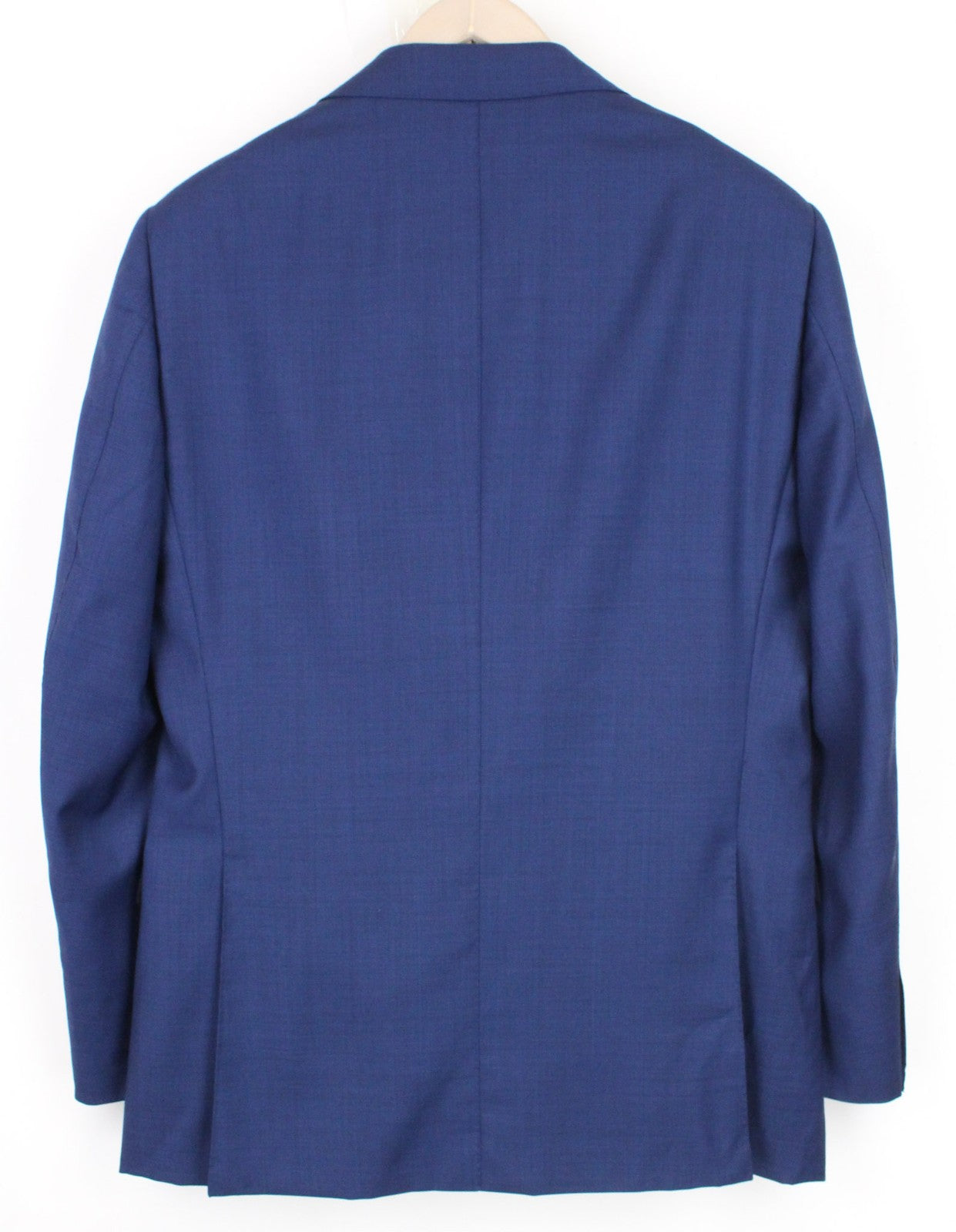 SUITSUPPLY Lazio Men Blazer UK40R Blue Glen Check Slim Perennial Wool S110s