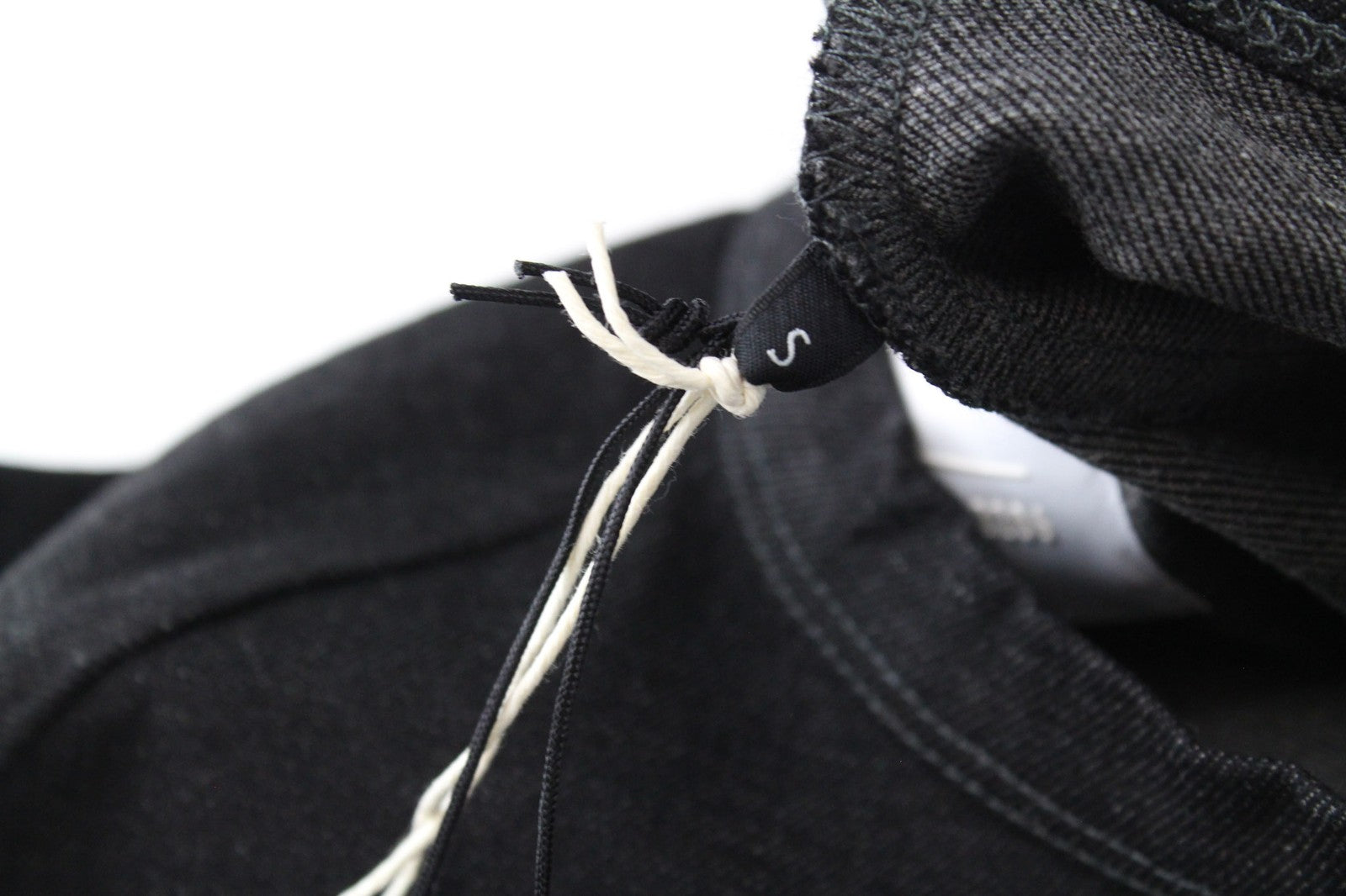 REPLAY Men Sweatshirt S Black Melange Strecth Cotton Blend Graphic Crew Neck