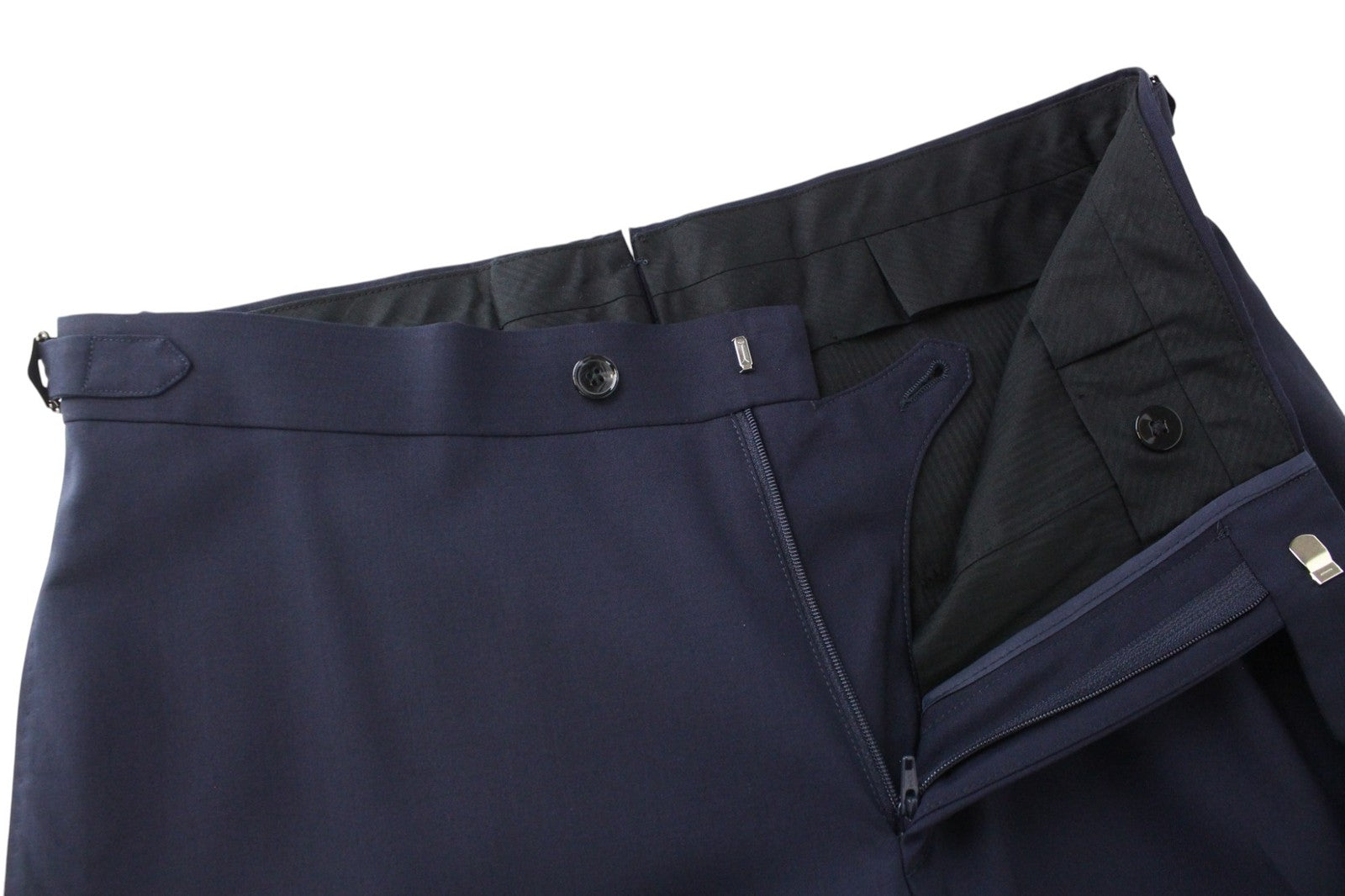 SUITSUPPLY La Spalla Men Suit UK38R Slim 2-Piece Blue Pure Wool S120 Formal