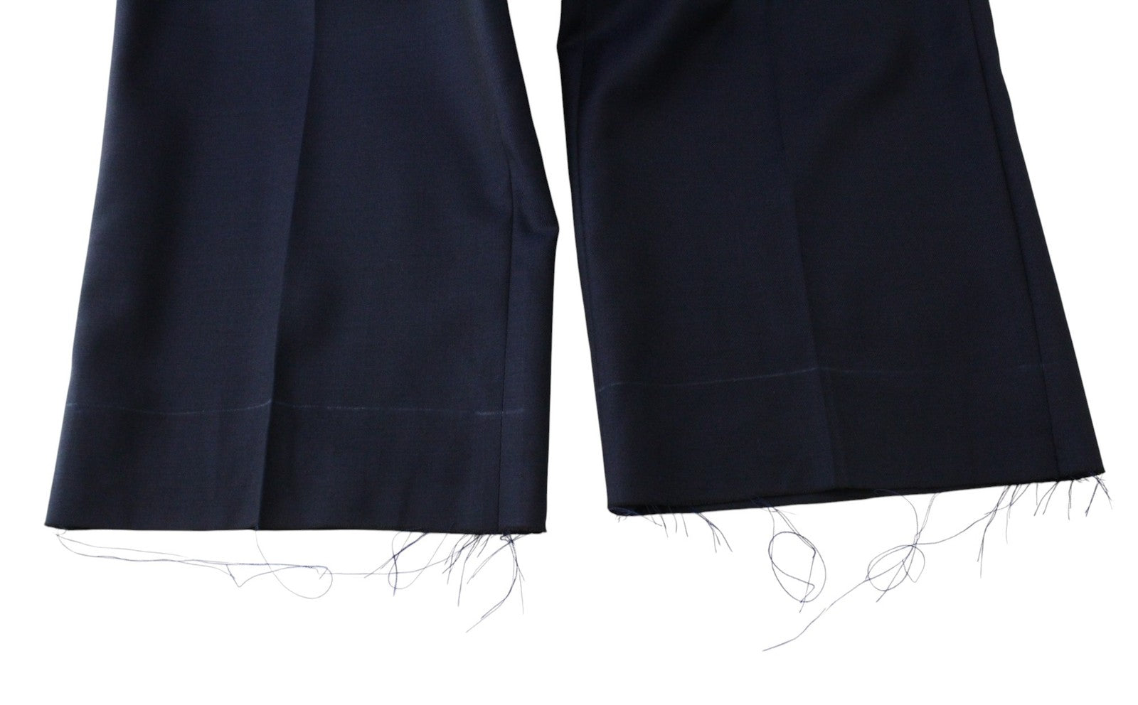 SUITSUPPLY Napoli Men Suit UK44R 2-Piece Melange Navy Pure Wool S110 Formal