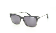 SUITSUPPLY Men Sunglasses One Size Pattern Black Square Classic Polarized Lenses