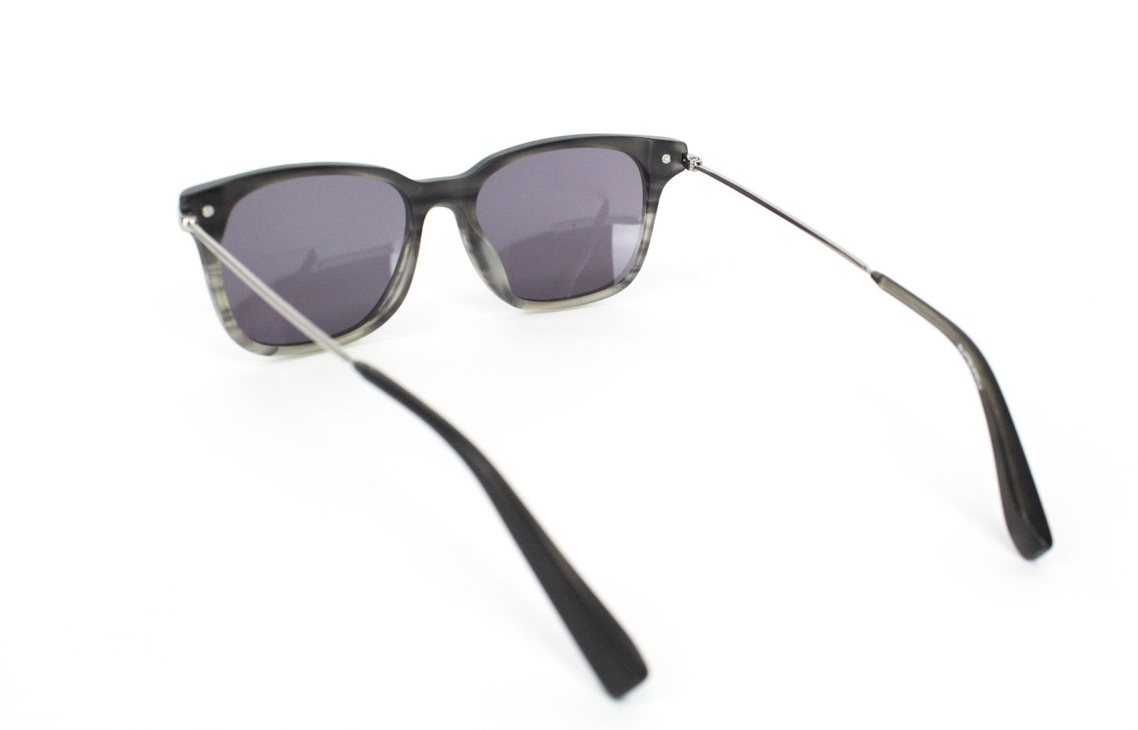 SUITSUPPLY Men Sunglasses One Size Pattern Black Square Classic Polarized Lenses