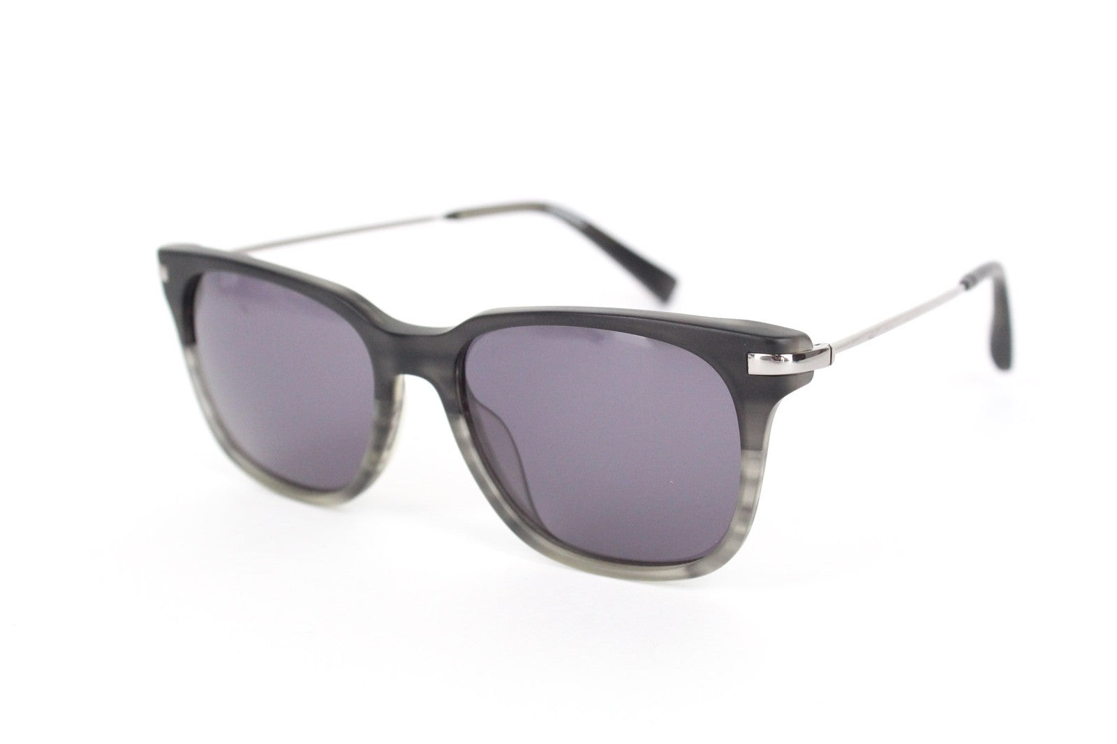 SUITSUPPLY Men Sunglasses One Size Pattern Black Square Classic Polarized Lenses