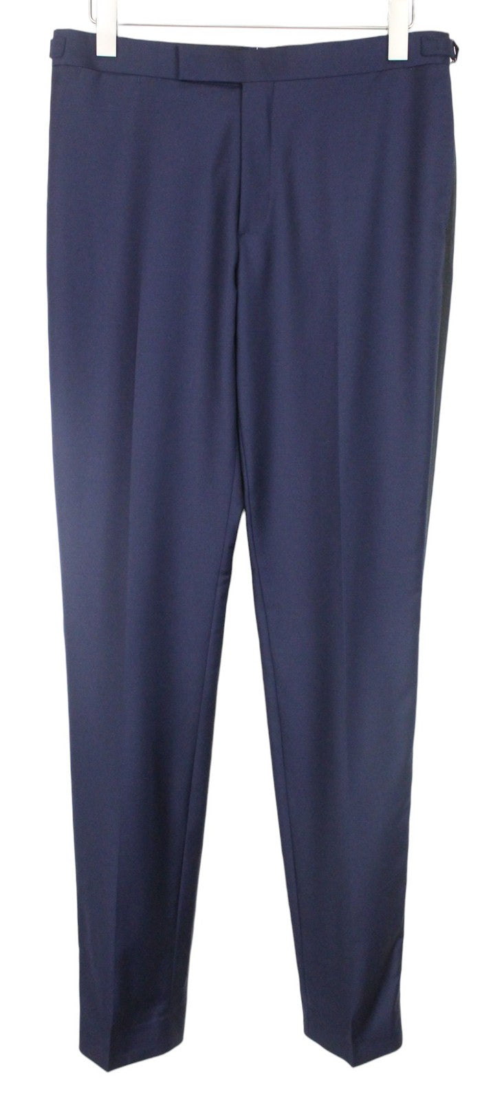 SUITSUPPLY Lazio Men Suit UK40L Blue Slim 3-Piece Tux Pure Wool S130 Formal
