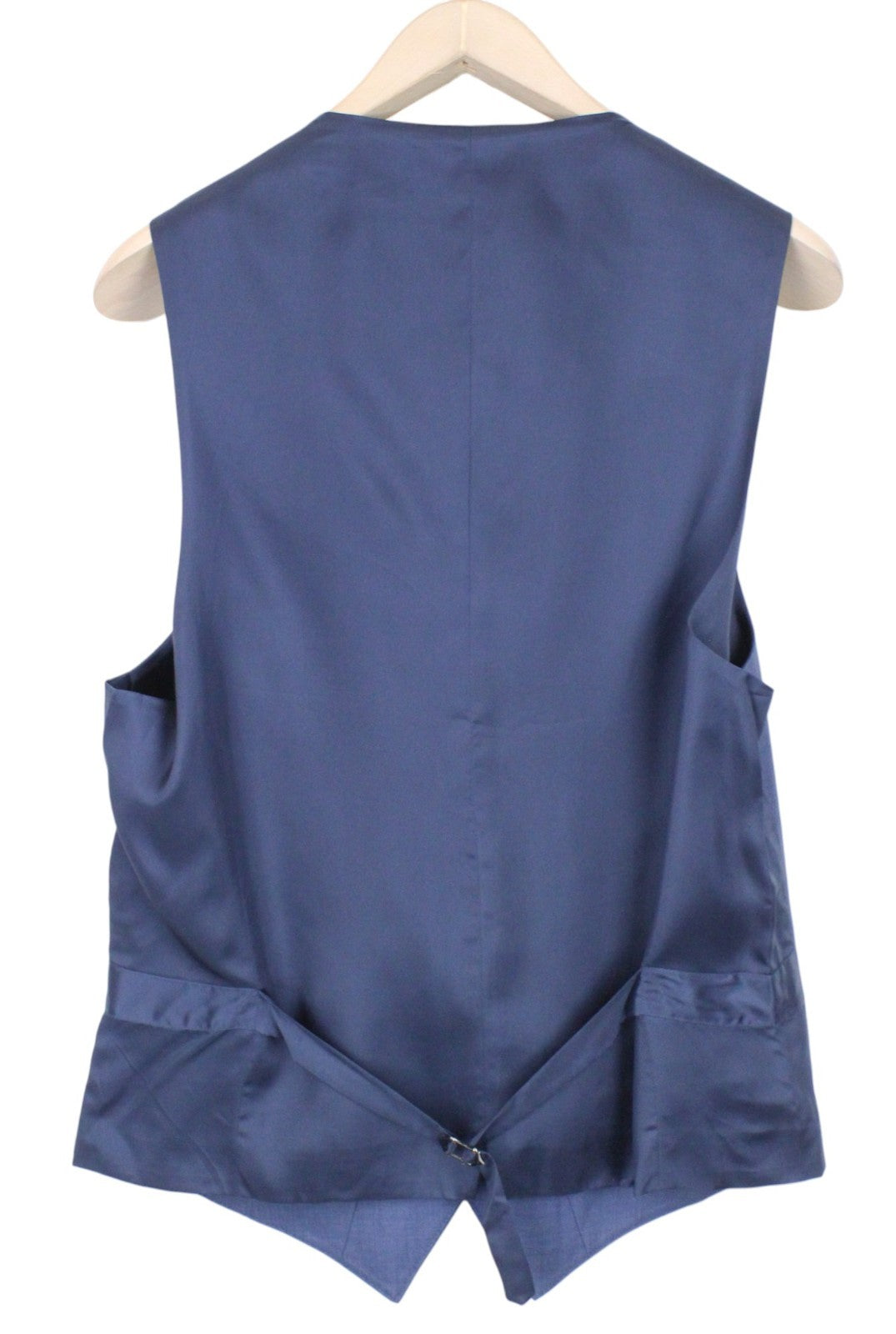 SUITSUPPLY Lazio La Spalla Men Suit UK40L Wool Super 150's Slim Blue 3 Piece