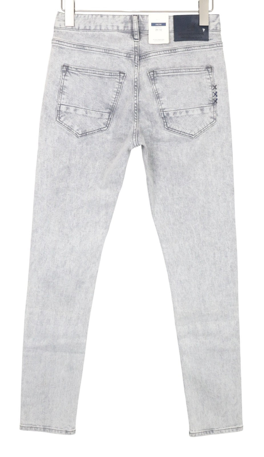 SCOTCH & SODA Skim Men Jeans W28/L32 Skinny Fit Cotton Stretch Light Blue Denim