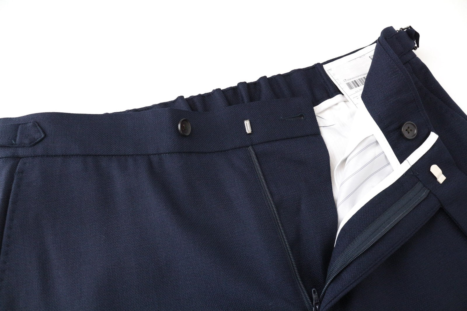SUITSUPPLY Havana Men Suit UK38S Pure Wool Stretch Slim Blue 3-Piece Unlined