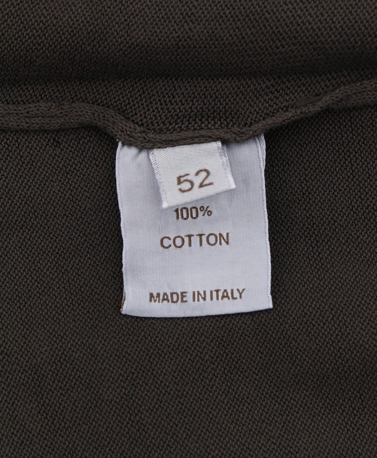 FILIPPO DE LAURENTIIS Men T-Shirt IT52 L Brown Cotton Knit Crew Short Sleeve