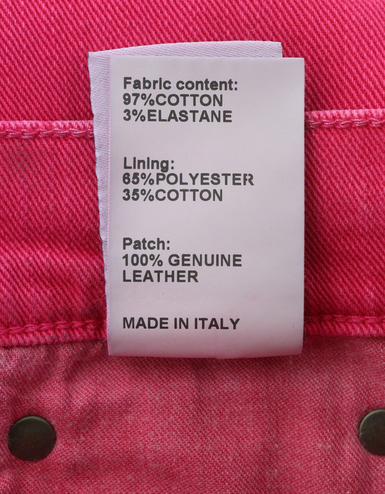 R13 Romeo Women Jeans 26 Fuchsia Stretch Cropped Slim Leg SS26 RRP735