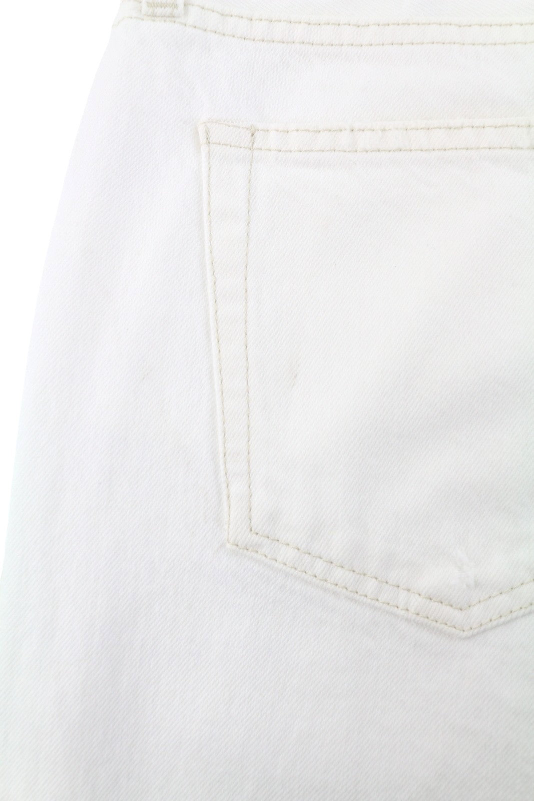 R13 Effie Women Jeans 30 Aerin White Straight Fit Zip Fly SS26