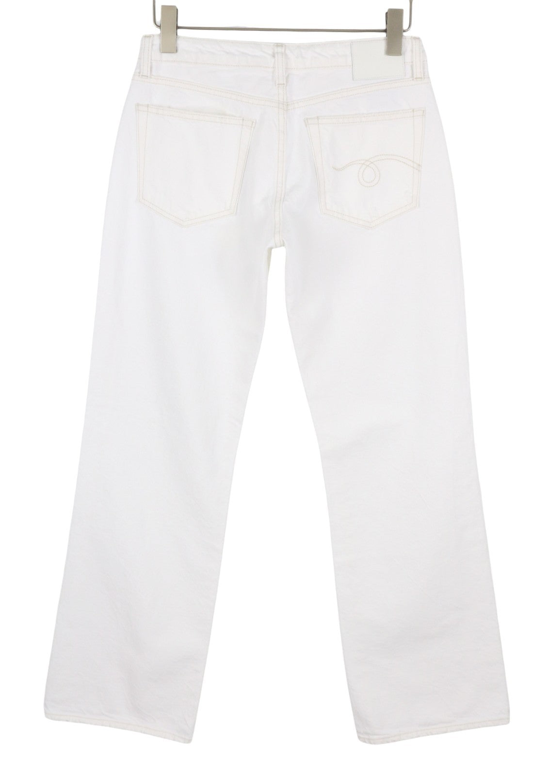 R13 Effie Women Jeans 26 Aerin White Straight Fit Zip Fly SS26