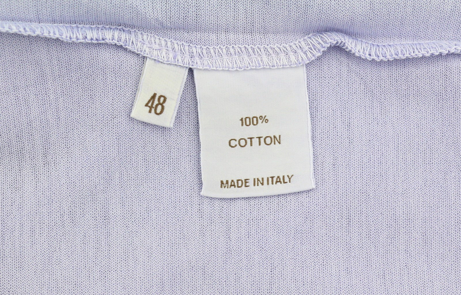 FILIPPO DE LAURENTIIS Men Polos IT48 S Purple Cotton Short Sleeved