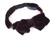 SUITSUPPLY Men Bowtie One Size Bordeaux Formal Velvet Adjustable Cotton Self-Tie
