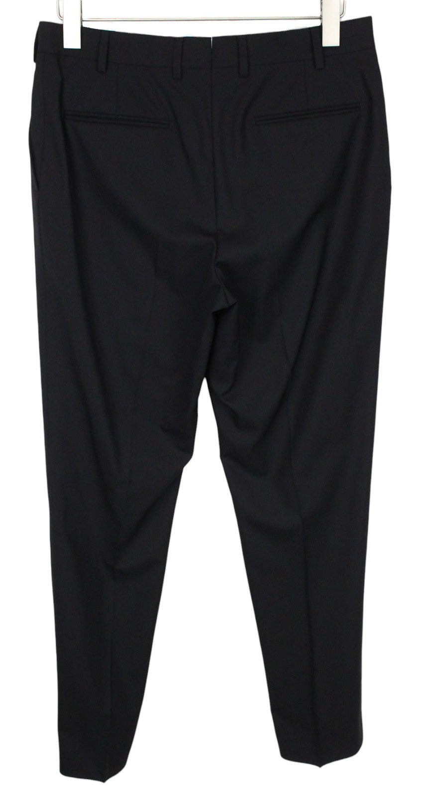 SUITSUPPLY La Spalla Men Suit UK38R Single-Breasted Lined Wool Black 2 Piece