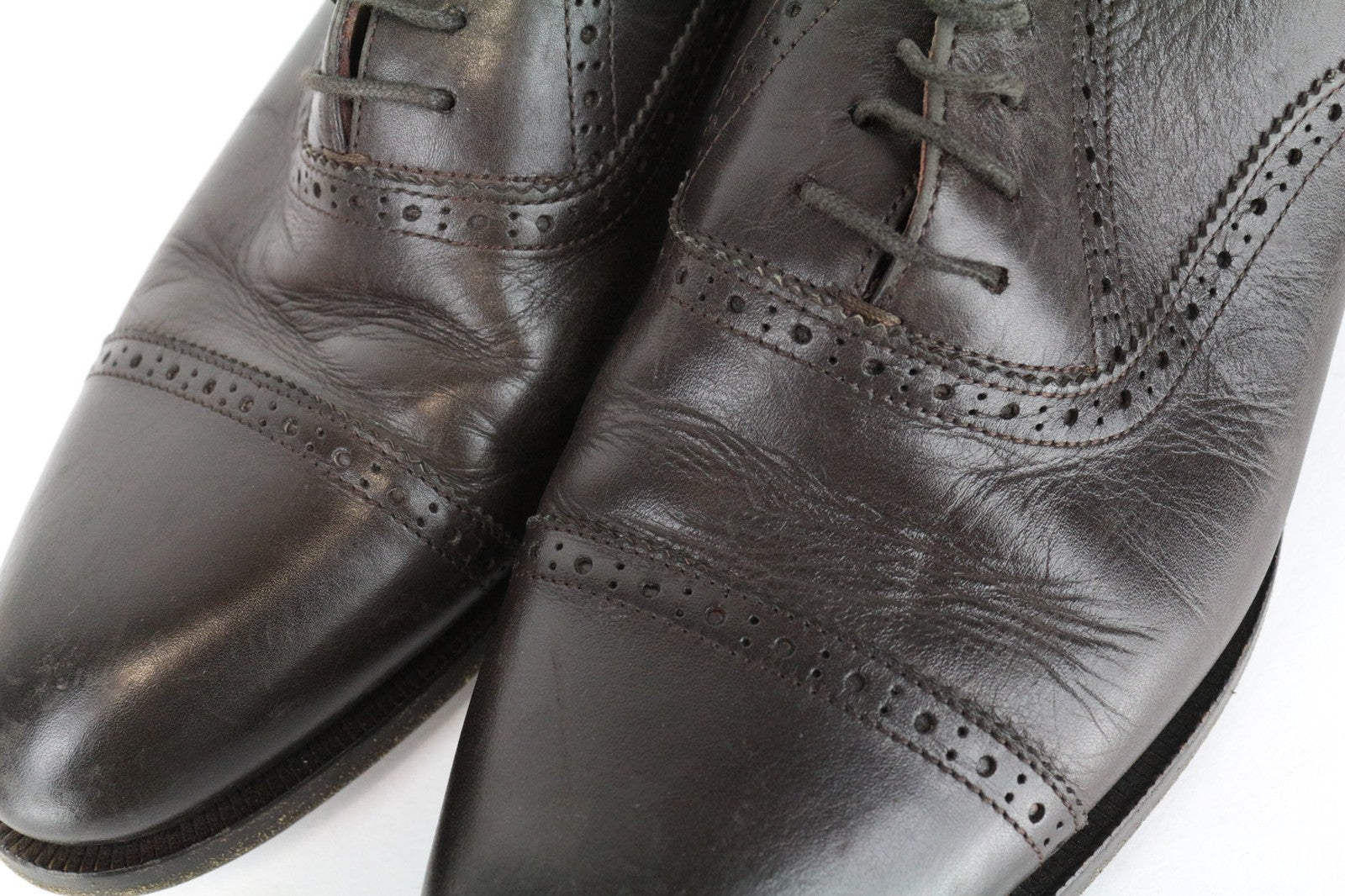 SUITSUPPLY Men Casual Shoes EU43 Brown Dark Brown Classic Formal Laced