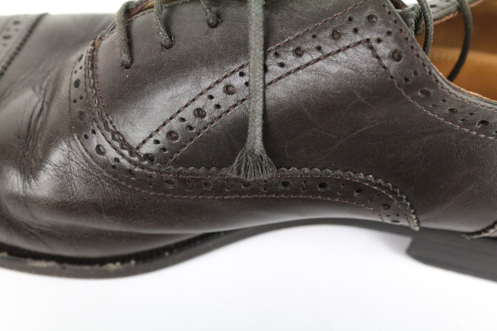 SUITSUPPLY Men Casual Shoes EU43 Brown Dark Brown Classic Formal Laced