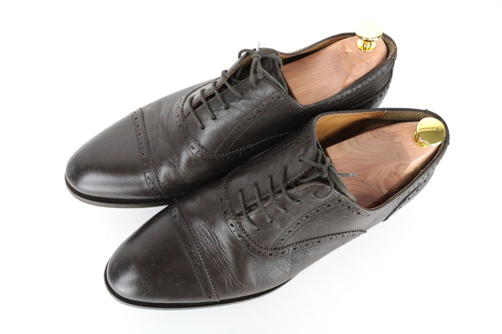 SUITSUPPLY Men Casual Shoes EU43 Brown Dark Brown Classic Formal Laced