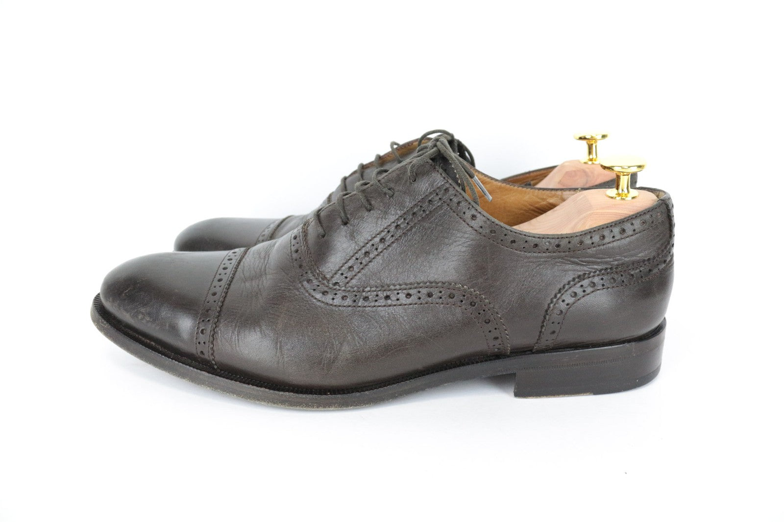 SUITSUPPLY Men Casual Shoes EU43 Brown Dark Brown Classic Formal Laced