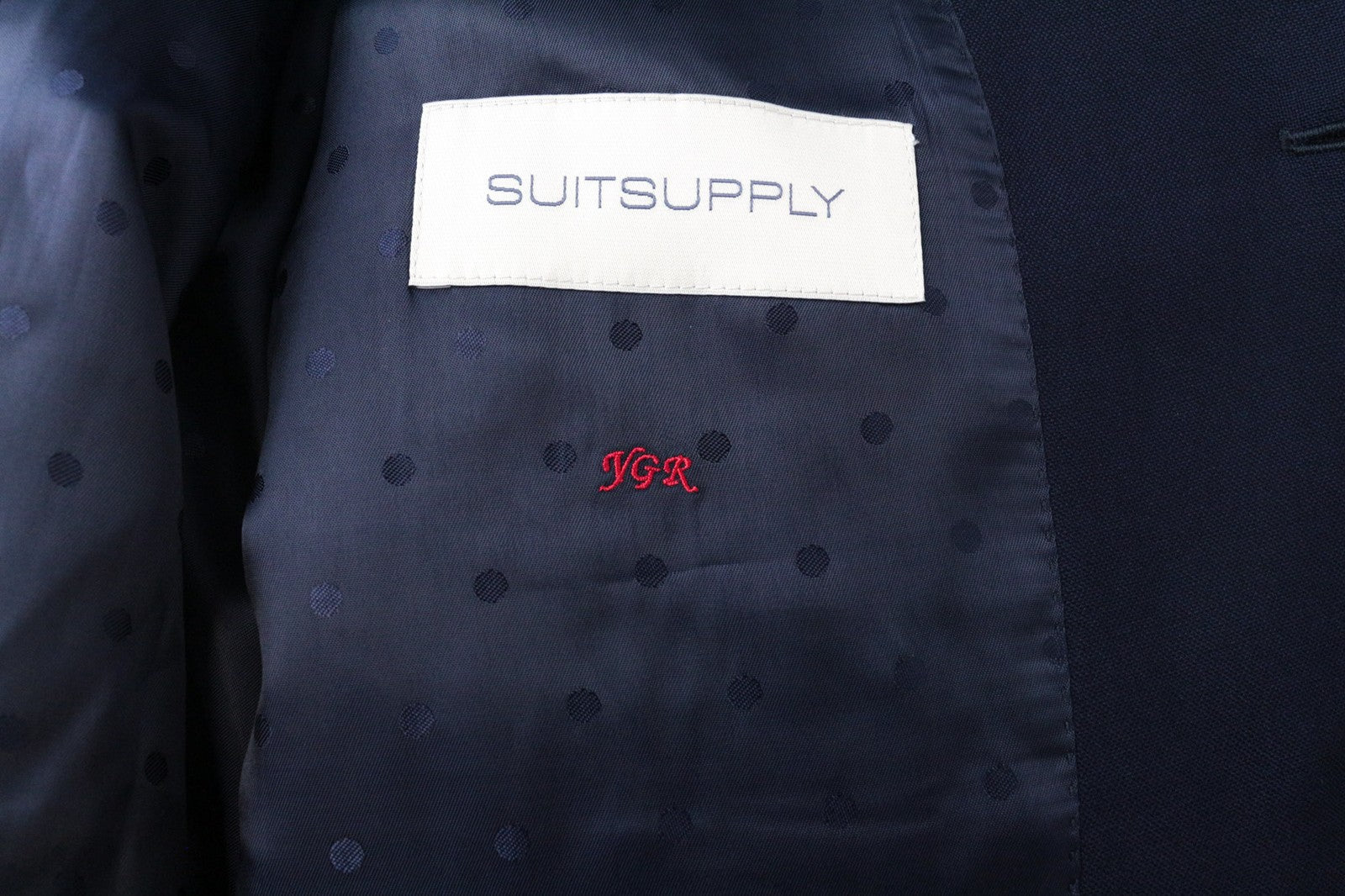 SUITSUPPLY La Spalla Men Suit UK38R Single-Breasted Blue Pure Wool 3 Piece
