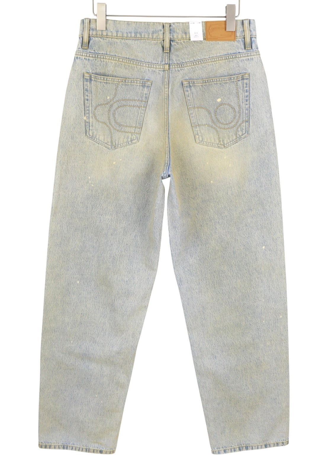 EYTYS Benz Bronze Baggy Fit Men Jeans W32/L34 Blue Aged Look Unisex RRP370