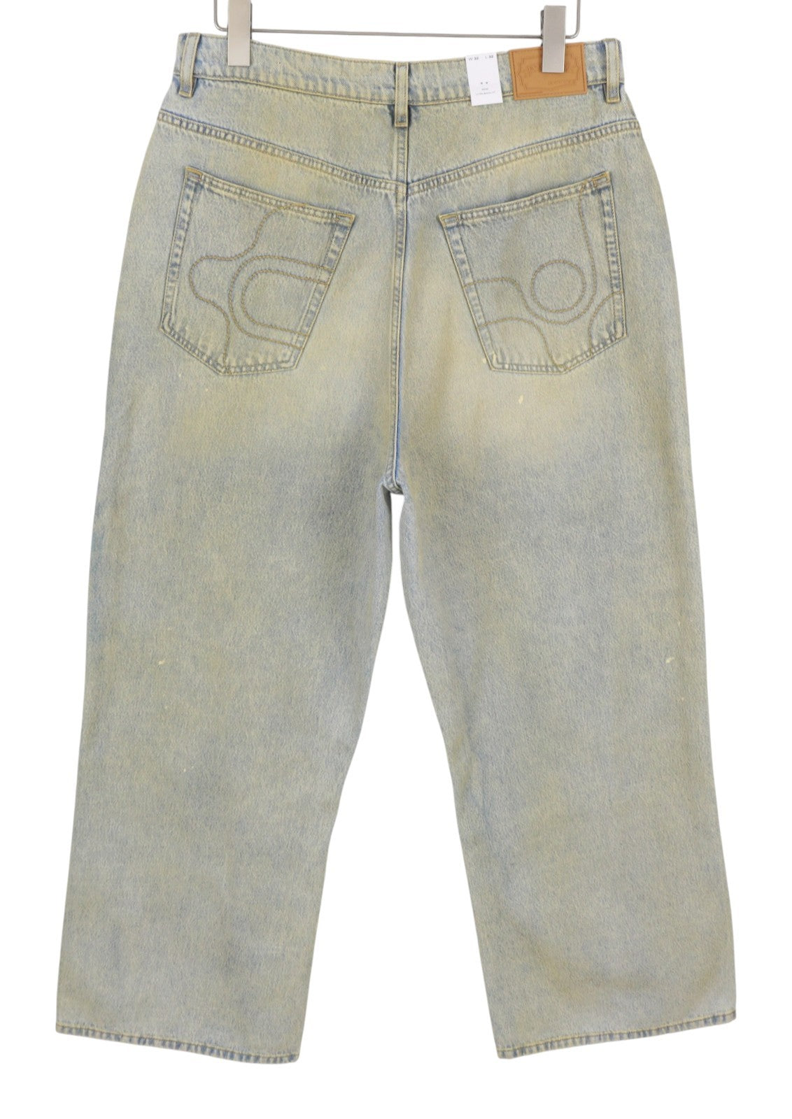 EYTYS Echo Bronze Unltra Baggy Fit Men Jeans W32/L32 Aged Look Unisex RRP370