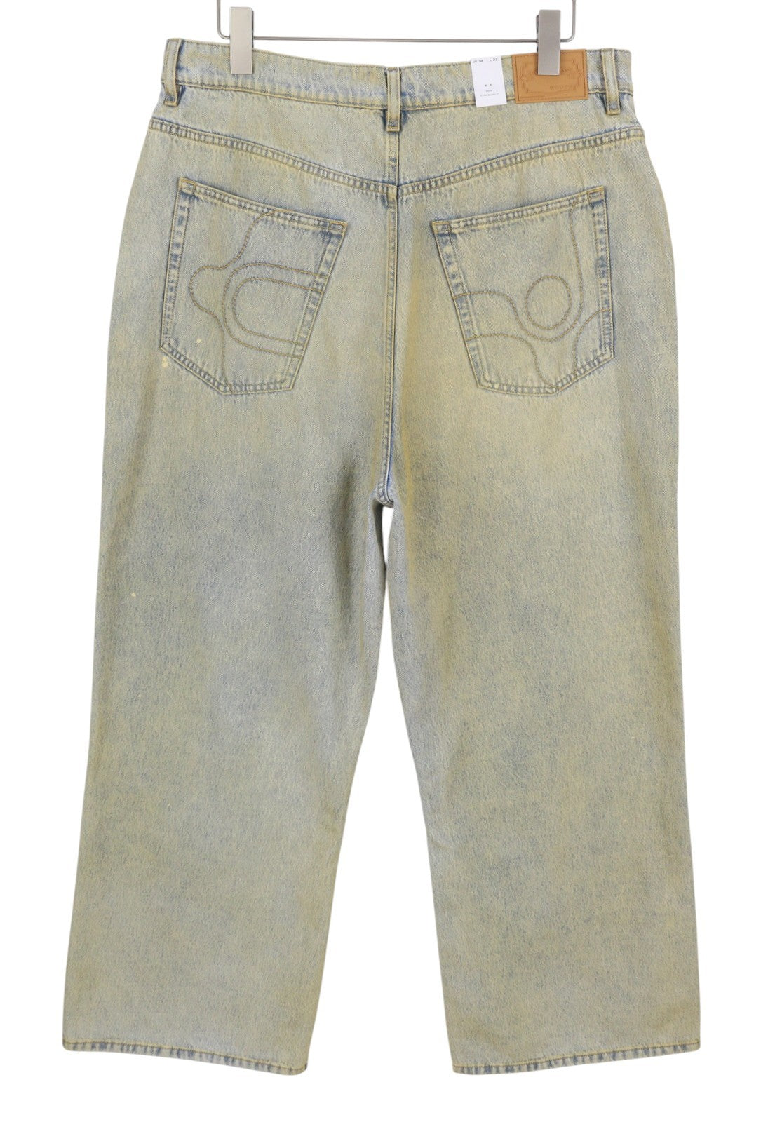 EYTYS Echo Bronze Unltra Baggy Fit Men Jeans W34/L32 Aged Look Unisex RRP370