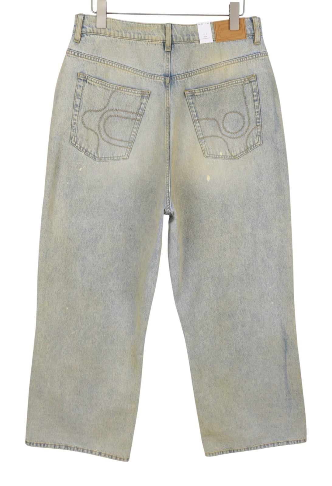 EYTYS Echo Bronze Unltra Baggy Fit Men Jeans W32/L32 Blue Aged Unisex RRP370
