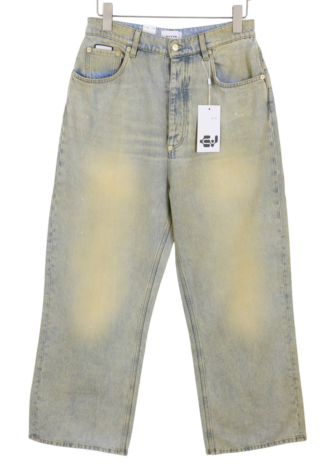 EYTYS Echo Bronze Unltra Baggy Fit Men Jeans W28/L32 Aged Look Unisex RRP370