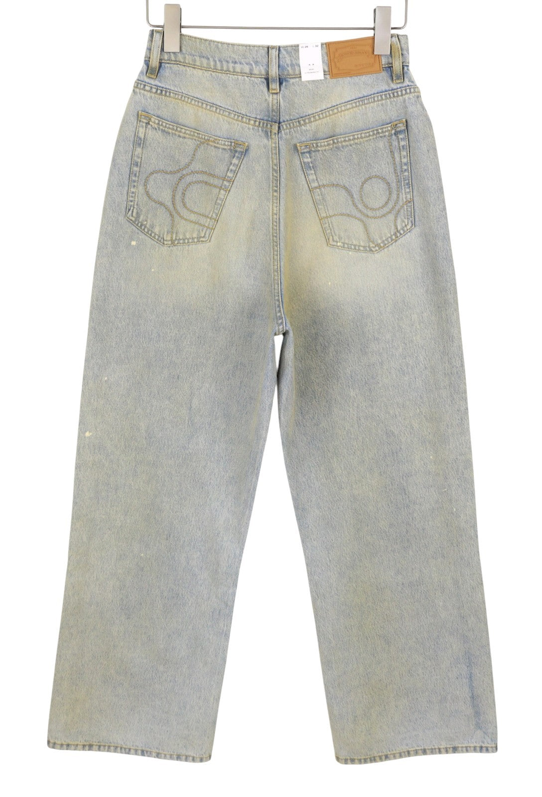 EYTYS Echo Bronze Unltra Baggy Fit Women Jeans W25/L32 Aged Look Unisex RRP370