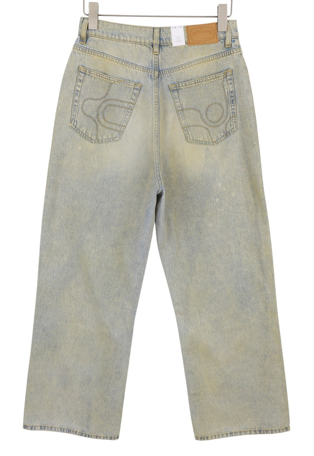 EYTYS Echo Bronze Unltra Baggy Fit Women Jeans W26/L32 Aged Look Unisex RRP370