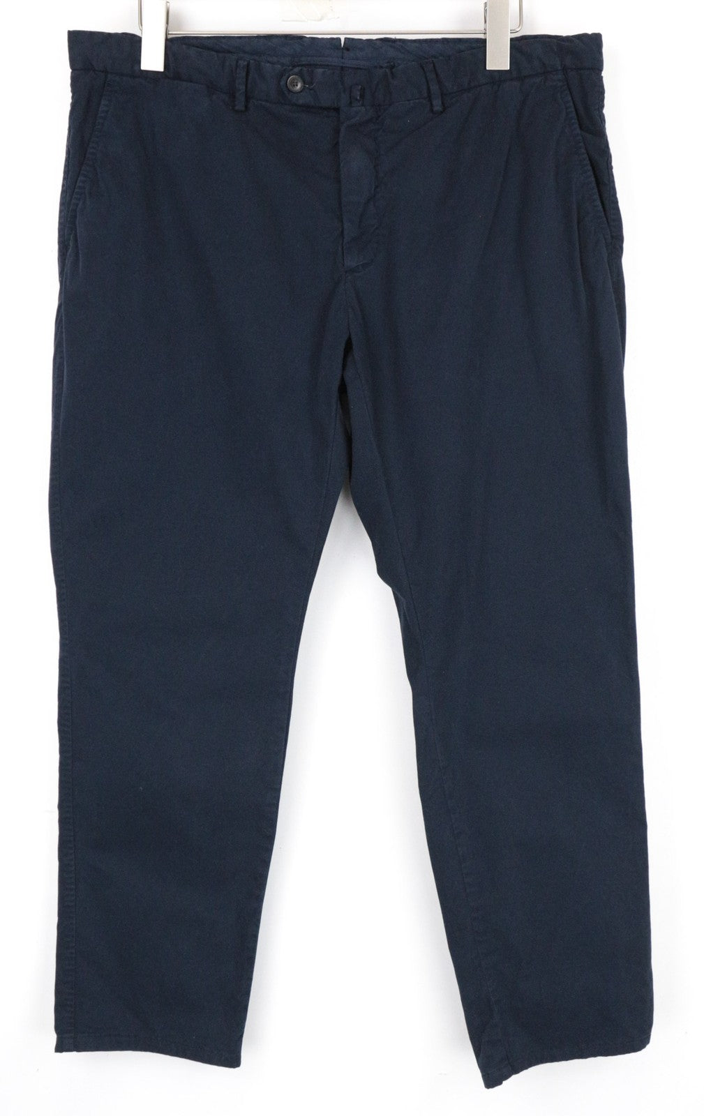 SUITSUPPLY Porto Novo Men Trousers UK40R Navy Cotton Stretch Lined Casual Chino