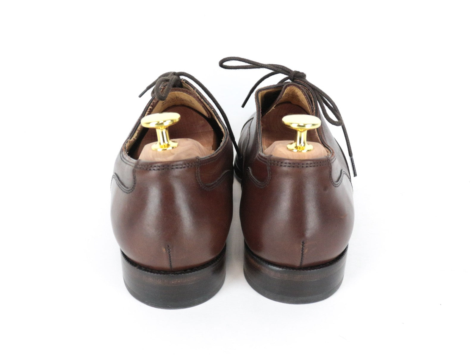 SUITSUPPLY Men Casual Shoes EU42 Brown Genuine Leather Laced Low-Top Classic