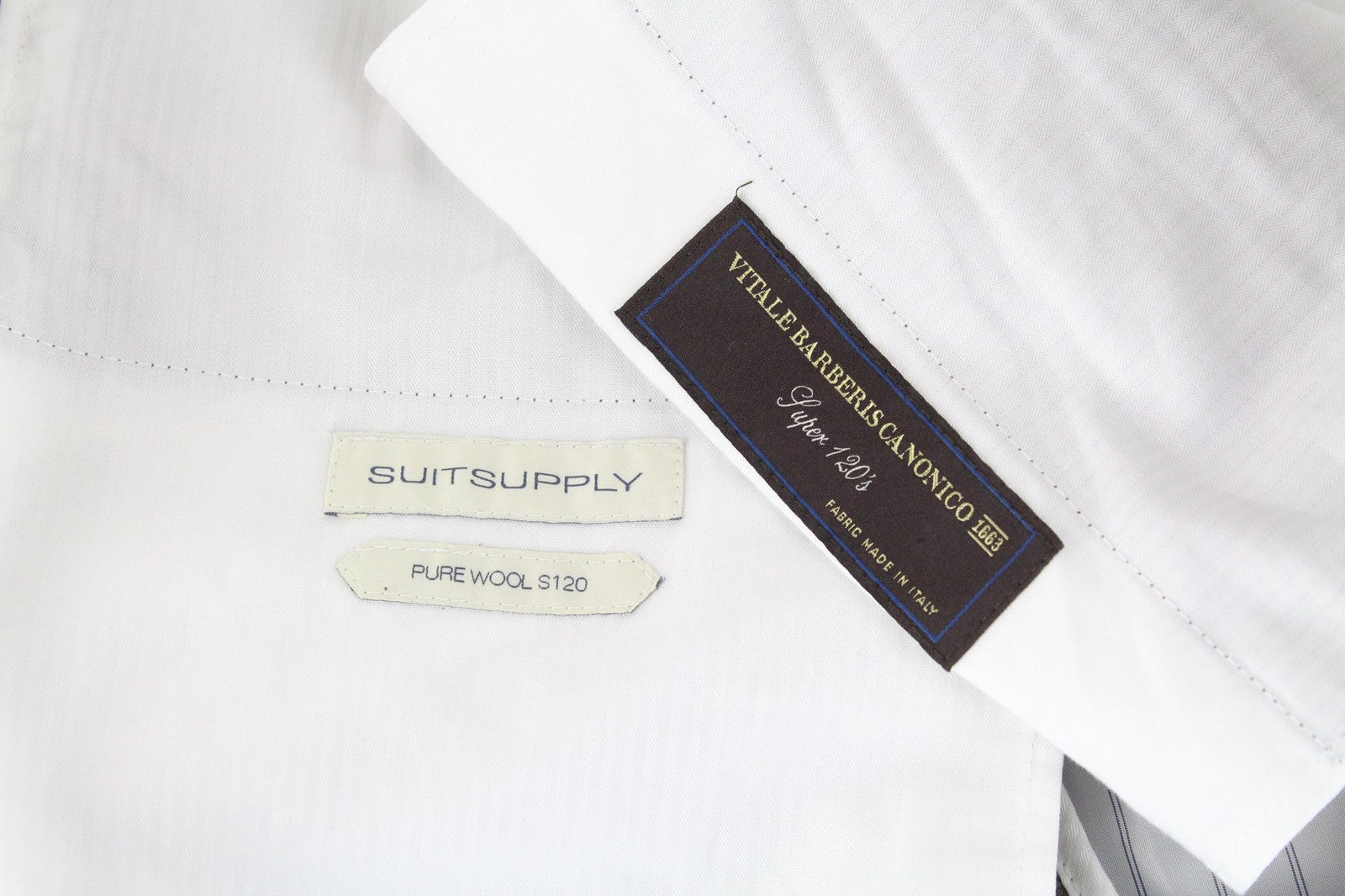 SUITSUPPLY Havana Patch Men Suit UK42R Slim Pure Wool Super 120's Brown 2 Piece