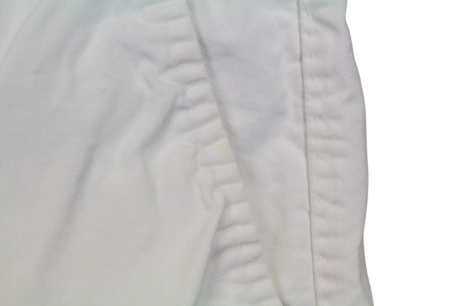 SUITSUPPLY Men Trousers UK42 White Slim Cut Chino Stretch Classic Cotton Blend