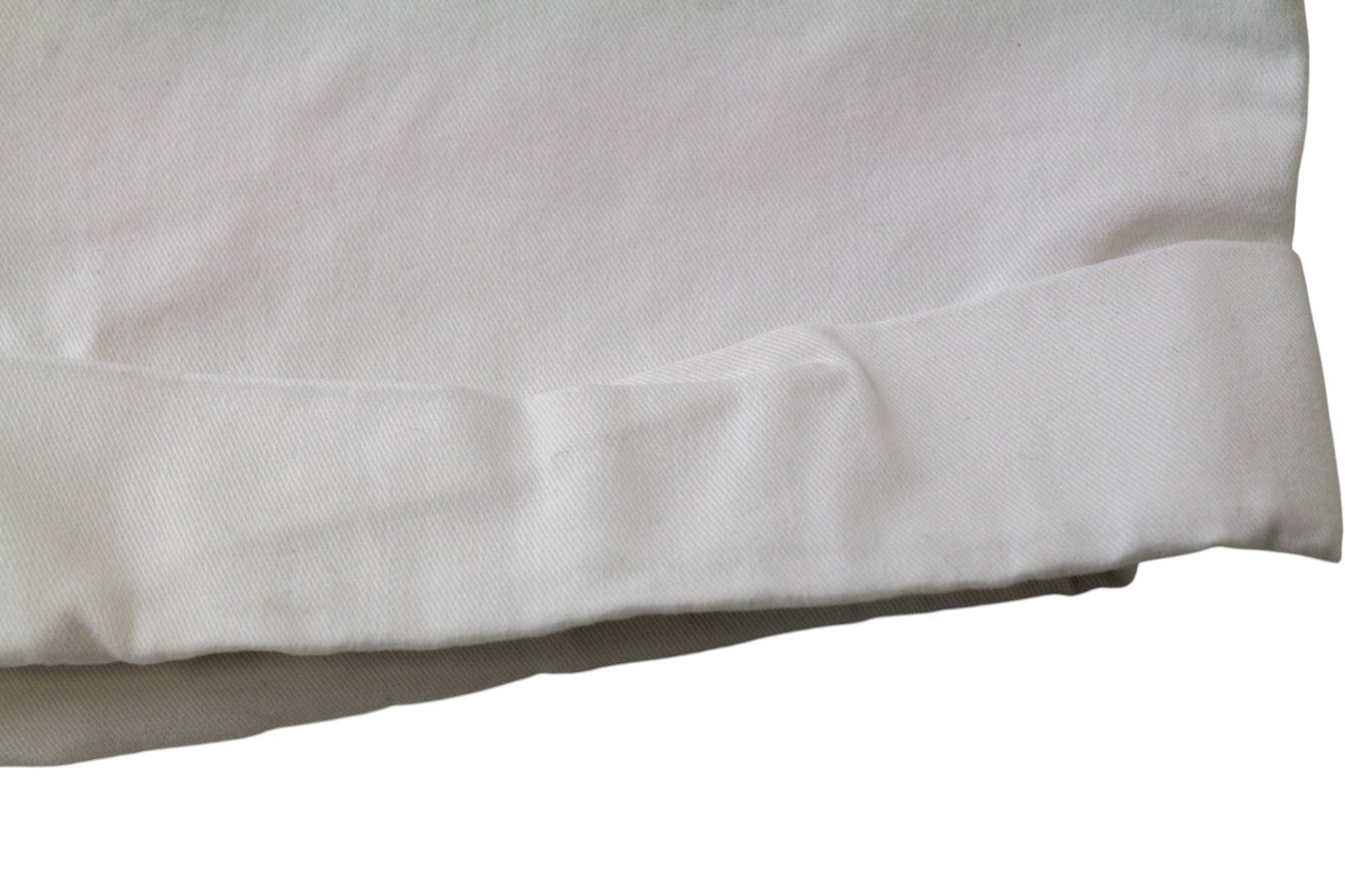 SUITSUPPLY Men Trousers UK42 White Slim Cut Chino Stretch Classic Cotton Blend