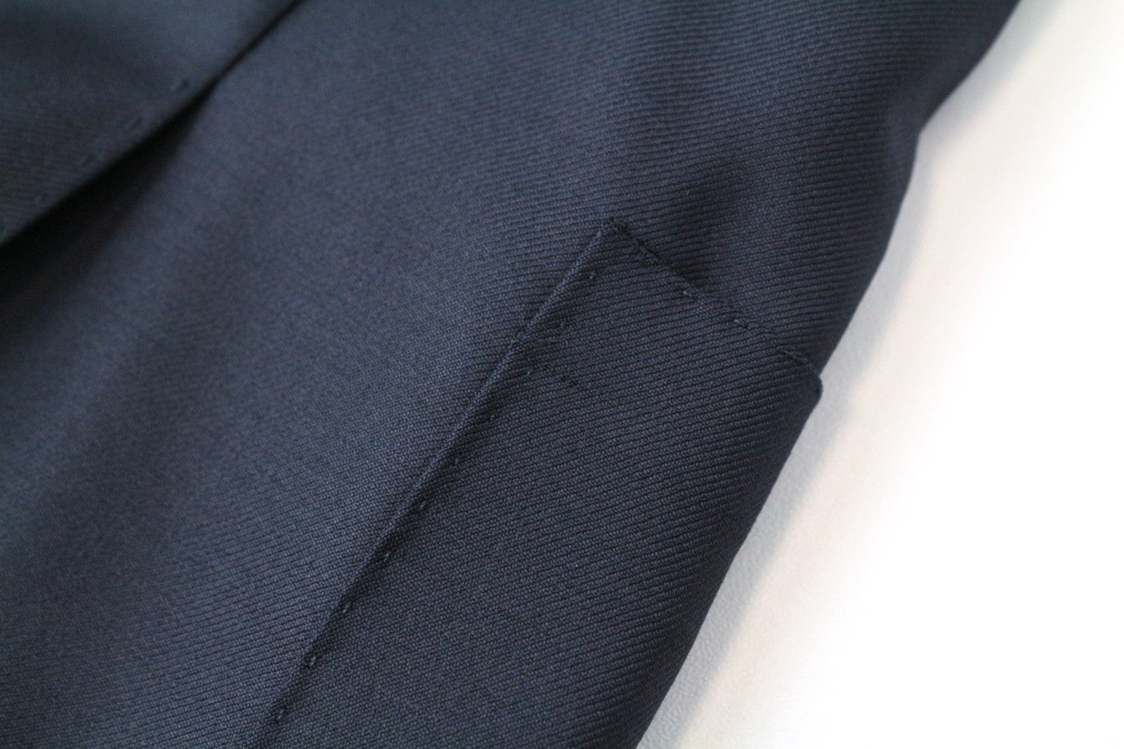 SUITSUPPLY Havana Men Suit UK36L Blueline Single-Breasted Blue Pure Wool 3 Piece