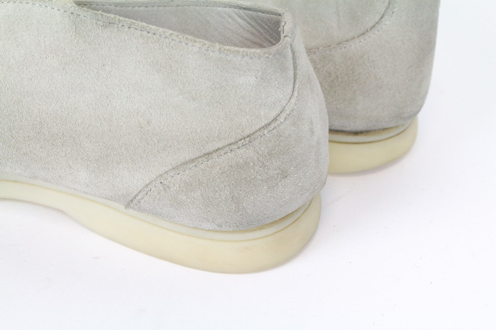 SUITSUPPLY Men Casual Shoes EU43 Grey Laced High-Top Laced Suede UK9