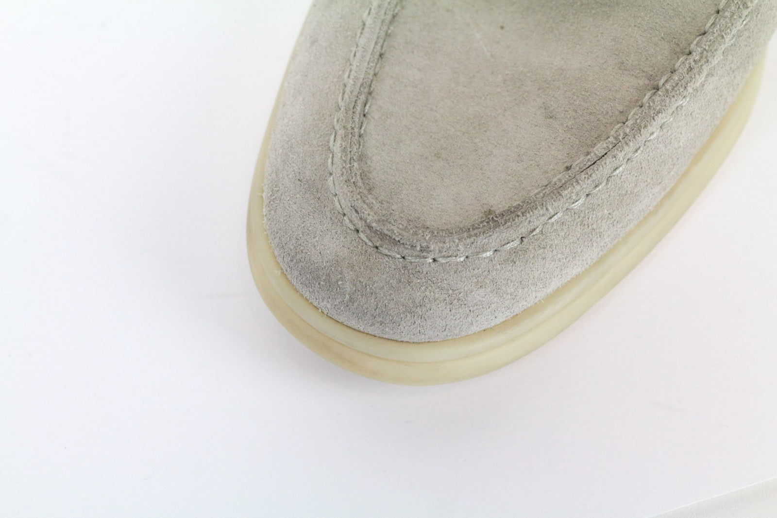 SUITSUPPLY Men Casual Shoes EU43 Grey Laced High-Top Laced Suede UK9