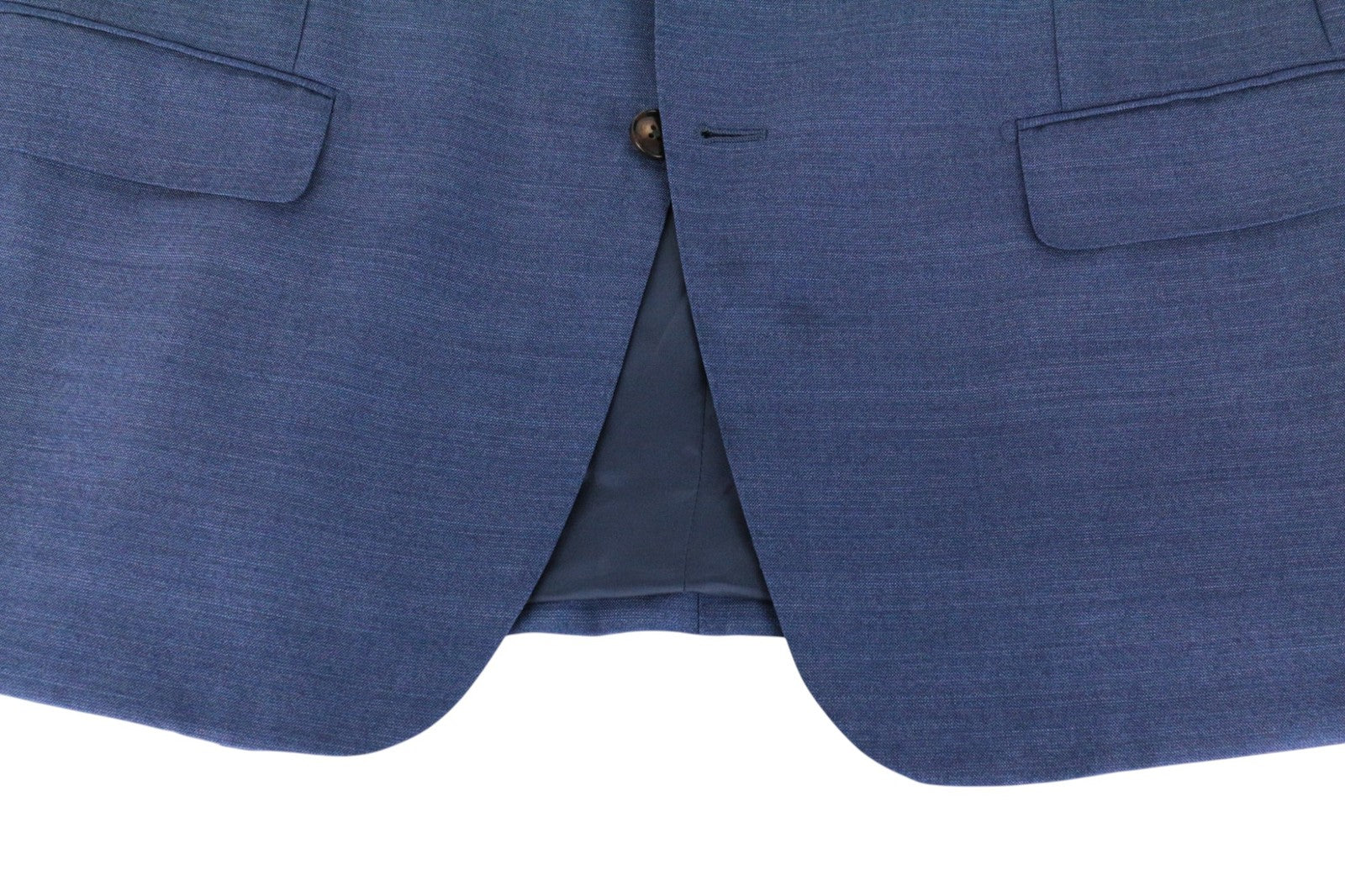 SUITSUPPLY Napoli Men Suit UK42R Single-Breasted Lined Blue Pure Wool 2 Piece