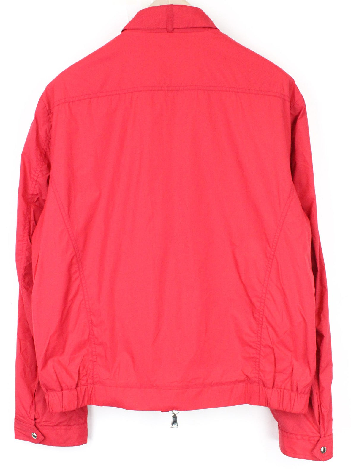 RICHMOND Men Jacket 54 L Red Single-Breasted Zipped Lightweight Casual
