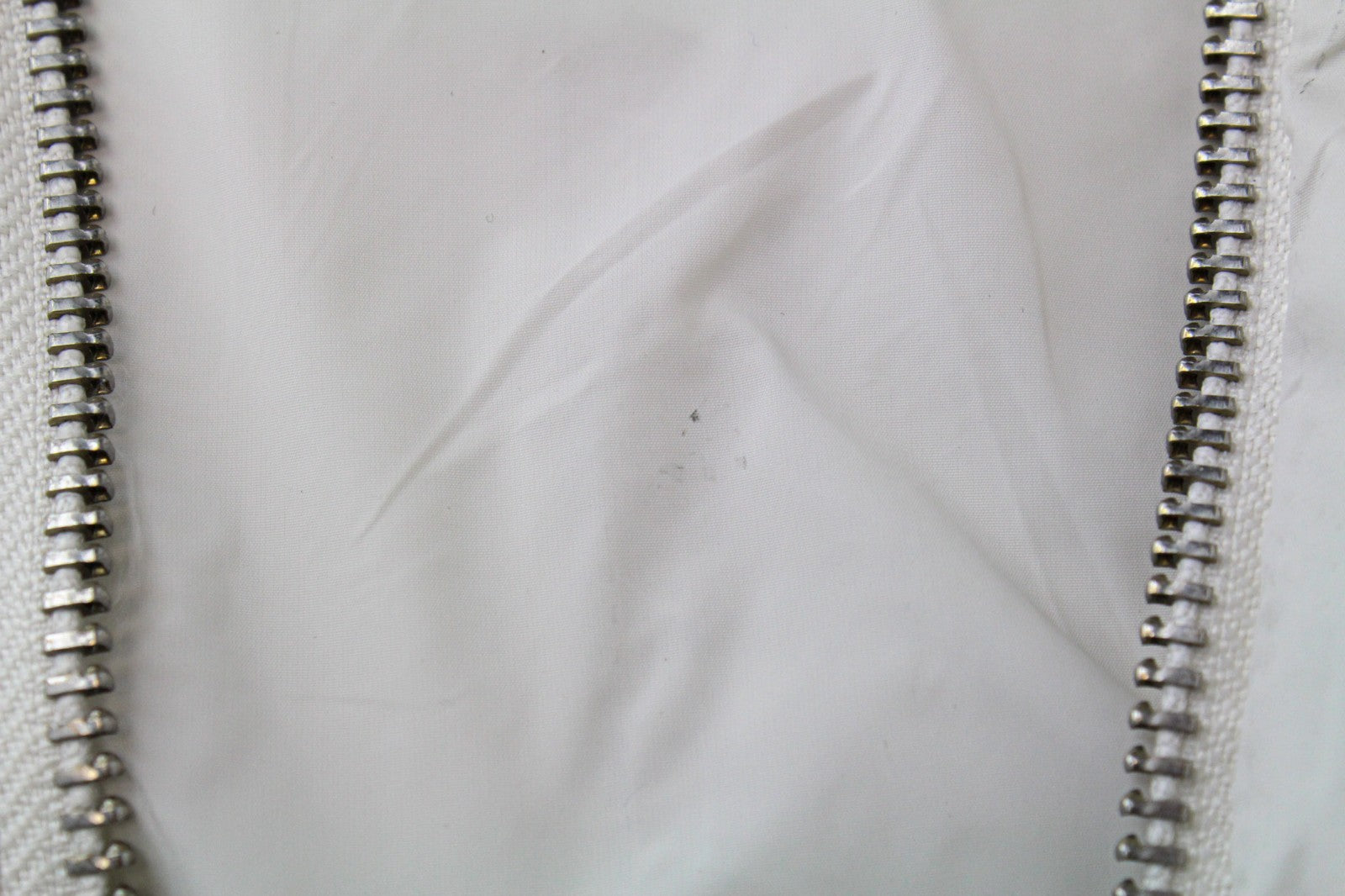 RICHMOND Men Jacket 52 L Ivory Off-White Single-Breasted Zipped Lightweight