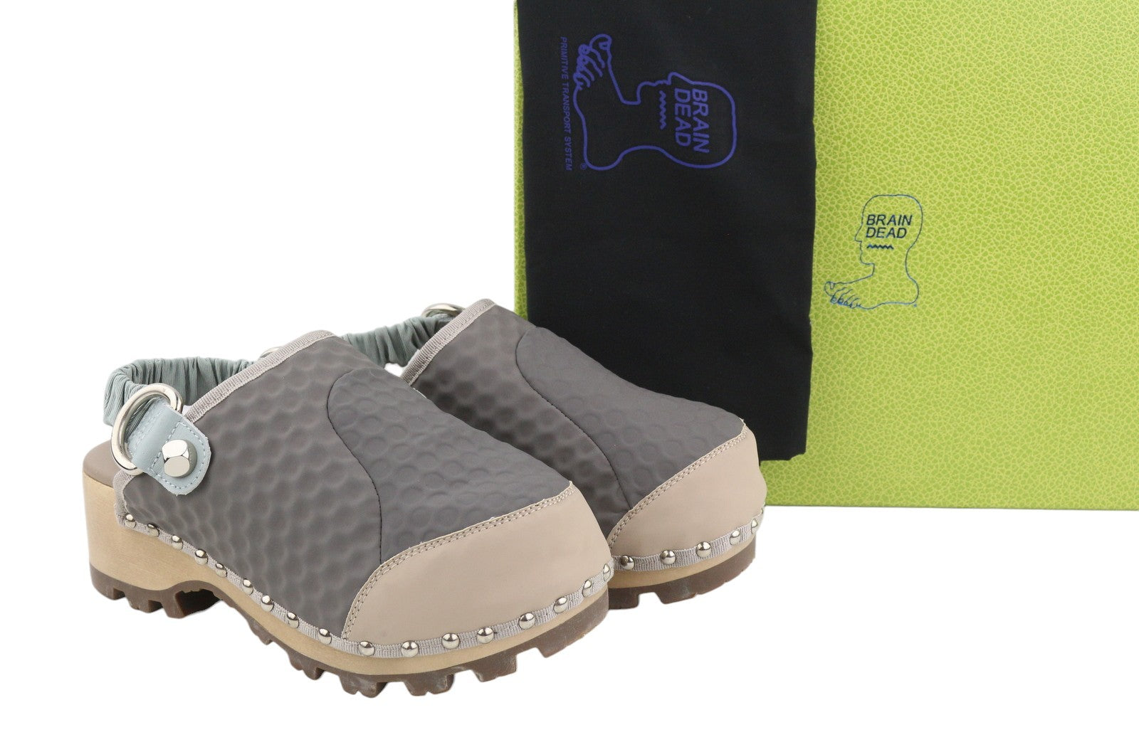 BRAIN DEAD Energy Absorber Rubberized Women Shoes EU36 Vibram Clog Mule RRP350