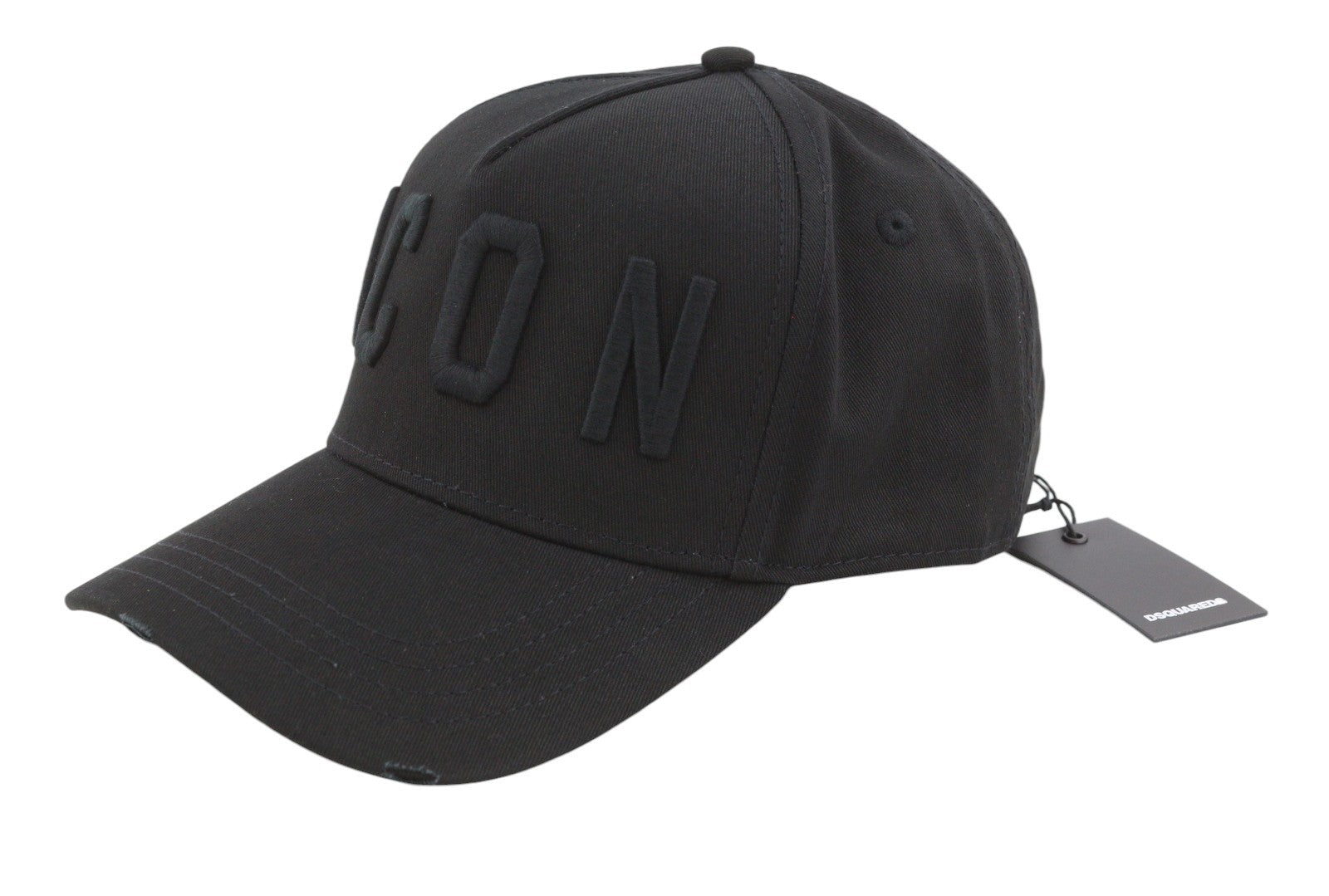 DSQUARED2 Men Cap OS Black Embroidered Logo Baseball Unisex