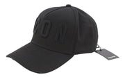 DSQUARED2 Men Cap OS Black Embroidered Logo Baseball Unisex
