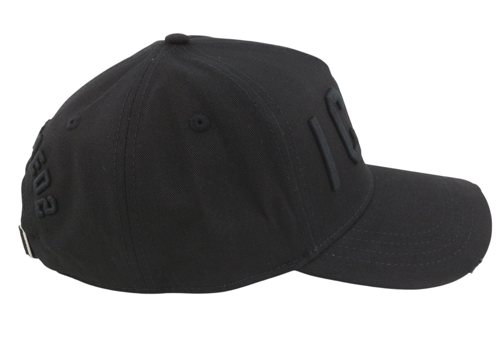 DSQUARED2 Men Cap OS Black Embroidered Logo Baseball Unisex