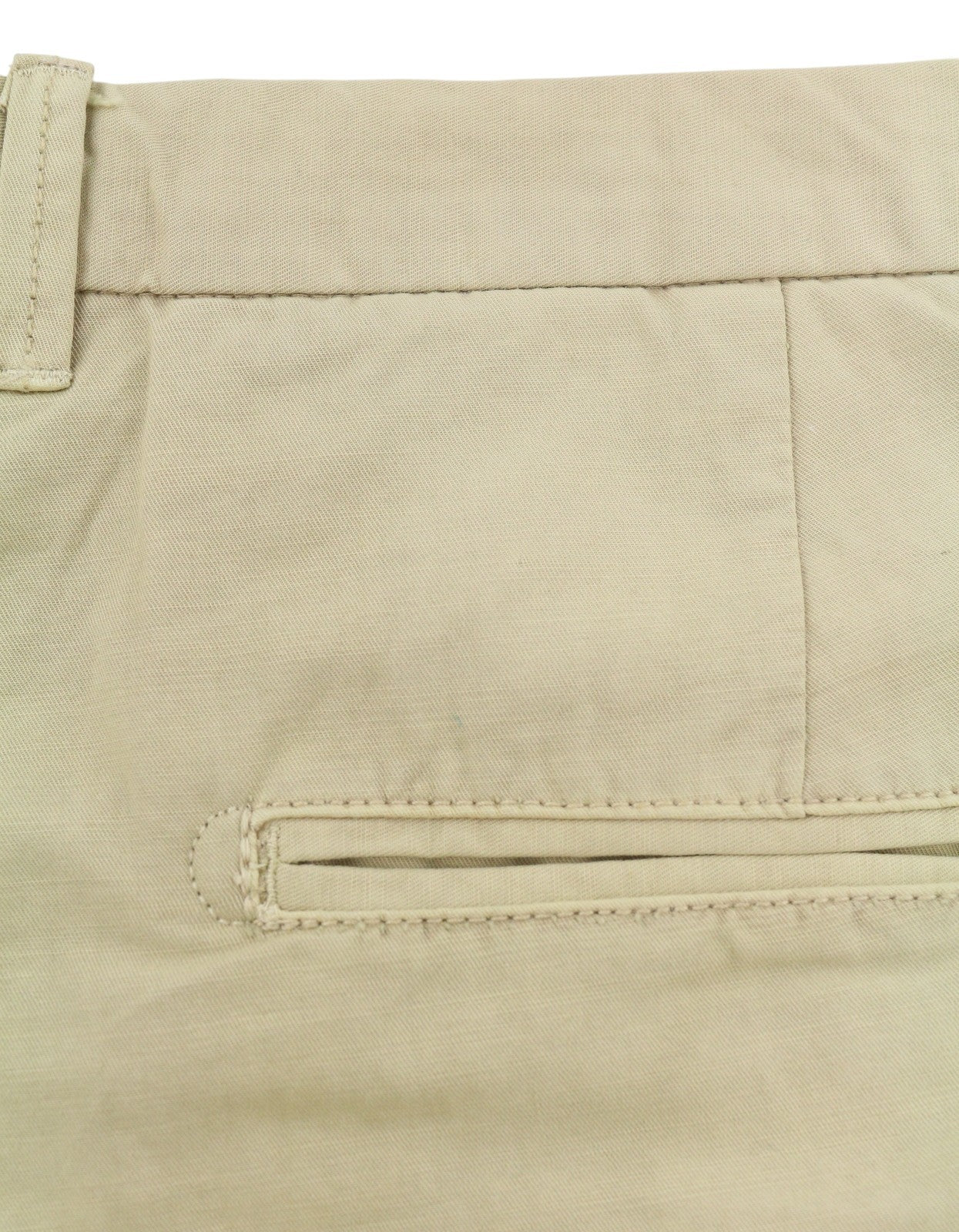 SCOTCH & SODA Men Shorts W38 Beige Garment Dyed Faded Turn Up Chino