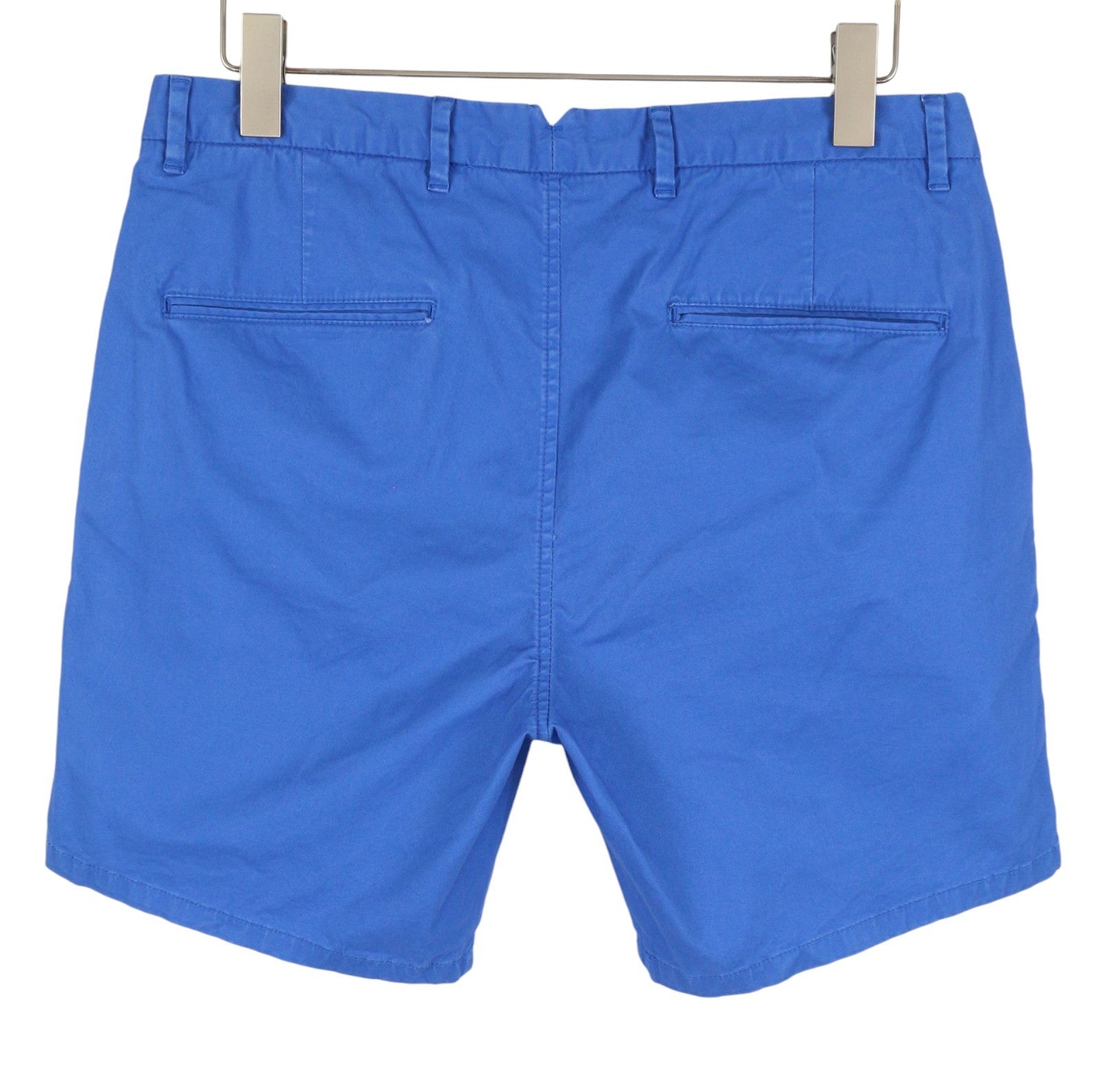 SCOTCH & SODA Men Shorts W33 Blue 5-Pocket Design Zip Fly Chino