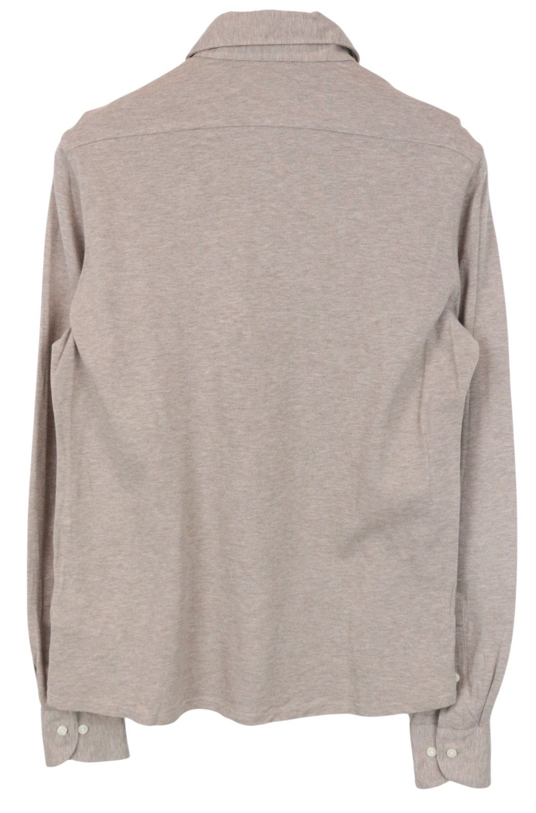 SUITSUPPLY Men T-Shirt 37/38/ 14 1/2/15 Light Brown Extra Slim Pure Cotton Polo